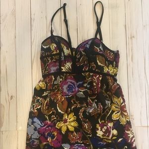xhilaration Spaghetti Strap Floral Dress Size-XS